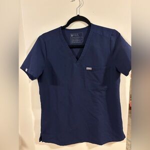Figs Women’s Deep Blue Scrub Shirt